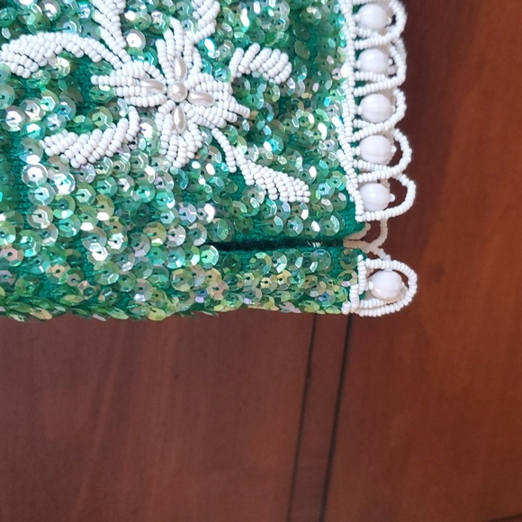 Vintage Sequin and Beaded Top Size L - Picture 7 of 14